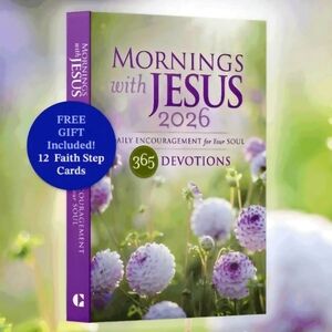 NEW Mornings with Jesus 2026 Devotional Softcover Book